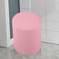 thumbnail image 4 of DOLITY Housses de Pouf Lavables en Machine Housse de Repose-Pieds Housse de Pouf pour Salon Rose, 4 of 9