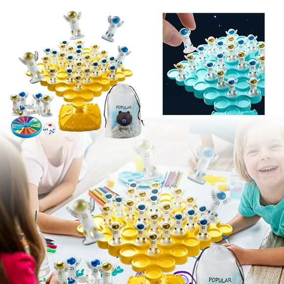 Jouets de Jeu Jeu à Deux Joueurs Arbre Parent-Enfant Interactif Famille Jeu de Table Casse-Tête Jouet Montessori Anniversaire Noël en Vrac Jeu de Société Astronaute pour Enfants Adultes