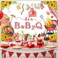 thumbnail image 3 of Baby Q Baby Shower Backdrop Sunflower It’s A Baby Q Party Banner BBQ Barbecue Baby Shower Gender Reveal Decorations, 3 of 3