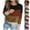 Black, variant on RQYYD Womens Color Block Sweaters Long Sleeve Crewneck Pullover Knit Jumper Tops