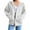 07# Beige, variant on Qwertyu Womens Hoodies Full Zip Up Jackets with Pockets for Women Cotton Plain Hoodie Outwear Drawstring Hooded Sweatshirt Coat Beige L