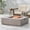 Light Gray, variant on Harper & Bright Designs Patio MGO Propane Fire Pit, Outdoor Square Concrete Gas-burning Fire Pit with 50000 BTU for Garden Barkyard, 30 inch, Light Gray