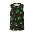 thumbnail image 2 of Easygdp St. Patrick's Day8 Men's Mesh Basketball Jersey Quick Drying Sleeveless Shirts Fitted Muscle Tank Tops Sport Round Neck T-Shirt - 4X-Large, 2 of 9