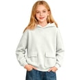 thumbnail image 4 of SUXIAN Hoodie Girls Graphic Print Long Sleeve Pullover Casual Jacket with Pocket Kids Girls Hoodie 7-8 Years, 4 of 6