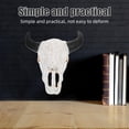 thumbnail image 3 of Decoración de pared única con forma de calavera de cuerno de toro, fácil de instalar, adecuada para el hogar, la oficina, la fiesta, decoración de pared con cabeza de animal artificial., 3 of 5