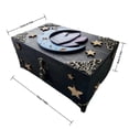 thumbnail image 3 of AMERTEER WTN Halloween Crystal Moon Hidden Key Box Wooden Keepsake Christmas Memory Box Hidden Key Box Decorative Key Keepsake Box Chest Lock Box Watch Box Storage Lock Box (1Pc), 3 of 6