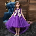thumbnail image 2 of Bearichfupo Toddler Kids Girl Dress Summer Sleeveless Bowknot Princess Dress Catwalk Performance Dress, Sizes 10-11 Years, 2 of 6