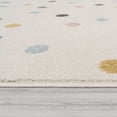 thumbnail image 3 of Paco Home Neutral Kids Rug with Playful Polka Dots in Multicolored - 2'8" x 4'11'' (3'x5'), 3 of 5