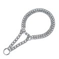 thumbnail image 3 of OULII Collier Ras du Cou pour Chien Collier en Métal Argenté Réglable 1Ensemble, 3 of 8