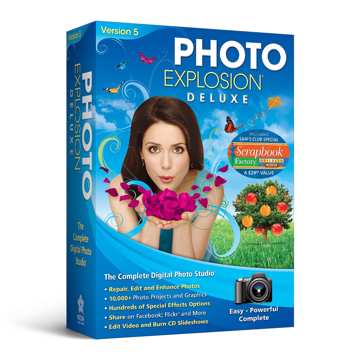 Photo Explosion Deluxe 5.0 with Scrapbook Factory Deluxe 5.0 Walmart