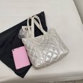 thumbnail image 4 of Bolso Casual Acolchado Bolso acolchado con entramado de diamantes para mujer, bolso de invierno de ocio para niña de gran capacidad (Beige), 4 of 7