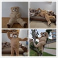 thumbnail image 4 of Disfraz de mascota de oso bailarín, disfraz de cosplay, disfraz de muñeco de dibujos animados, oso de peluche, oso cachorro, oso divertido para fiesta de Halloween, 4 of 5