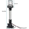 thumbnail image 2 of Boat Navigation Light Fold Down LED Marine Boat Anchor Lights All Round 360 Degree 4500K Pure White 12 V~24V, 2 of 5
