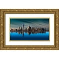 thumbnail image 1 of Liang, Yi 32x20 Gold Ornate Wood Framed with Double Matting Museum Art Print Titled - New York World Trade Center 1, 1 of 4