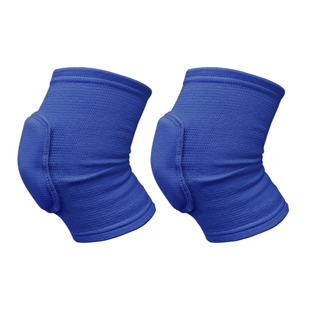 Minnieouse 1 par de rodilleras deportivas, rodillera protectora de compresión para gimnasio, rodillera de baloncesto, soporte de manga, Protector Protección de la piel Azul