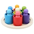 thumbnail image 2 of Educational Creativity Wooden Arch Toy, Baby Various Wooden Building Blocks, For Girls Boys, 2 of 8