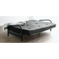 thumbnail image 2 of Futon à cadre en métal noir avec matelas de 6 po de Mainstays, 2 of 2