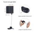 thumbnail image 2 of Retractable Cable Lock with Double-Sided Adhesive Remote Lock Arc terminal 600g 1Set Black, 2 of 6