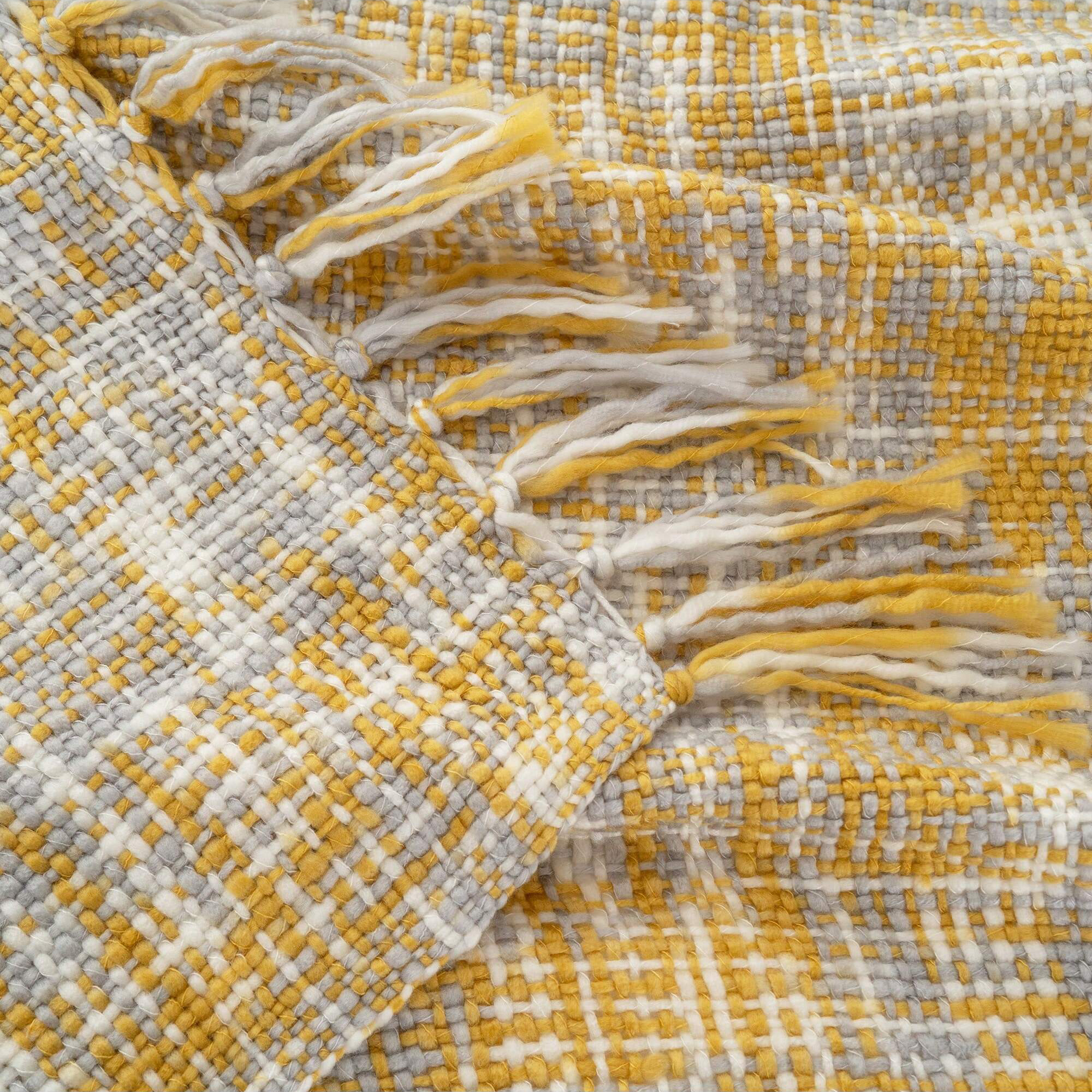 Battilo Yellow Throw Blanket for Couch,Gold Knit Throw Blankets for Bed,Summer Blankets,50"x60"