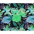 thumbnail image 4 of oneOone Polyester Spandex Lime Green Fabric Florals Craft Projects Decor Fabric Printed By The Yard 56 Inch Wide-N7W, 4 of 4