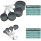 thumbnail image 4 of 2024 Measuring Spoon Sets, Set of Cups and Measuring Spoons for Kitchen Cooking Baking Ingredients Liquid and Solid, Pack of 8, 4 of 5
