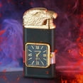 thumbnail image 5 of Taicans Vintage Windproof Torch Lighter with Watch Bezel Design,Dual Adjustable Blue/Soft Flame Refillable Butane Lighter for Men & Women,Collectible Gift (0.95x1.41x0.7in), 5 of 6