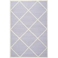 thumbnail image 2 of SAFAVIEH Cambridge Kennedy Geometric Diamonds Wool Area Rug, Lavender/Ivory, 6' x 9', 2 of 7