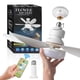 thumbnail image 1 of Ventilador de Techo Ventilux Blanco con Luz LED Regulable y Control Remoto, 1 of 7