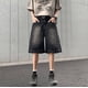 thumbnail image 1 of WILLBEST Pantalones Cortos Vaqueros con Cremallera para Hombre, de Verano, A La Moda y para El Tiempo Libre, Lavados, de Calle, 1 of 6