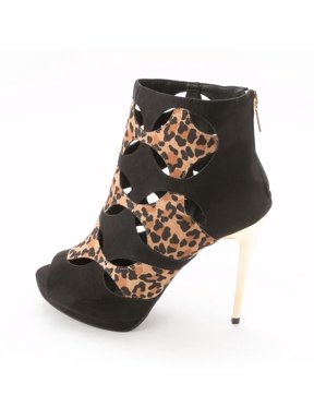 Womens ZABILA Peep Toe Platform Boots