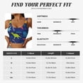 thumbnail image 6 of Yiaed Dinosaurs Print Ladies Waistcoat Women Sports Vest Vest Sports Women Sports Top Yoga Vest for women-X-Large, 6 of 8