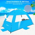 thumbnail image 4 of Beach Tent Sun Shelter for 4 Person with UPF 50＋ UV Protection, Lightweight & Easy Setup Beach Shade Canopy, 4 of 15