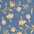 thumbnail image 4 of SAFAVIEH Chelsea Beryl Floral Wool Area Rug, Light Blue, 7'6" x 9'6" Oval, 4 of 5