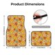 thumbnail image 5 of Fotbe Daisy maple fall Juego de 4 Tapetes para Auto con Estampado – Alfombrillas de Goma Reforzada, Diseño Antideslizante, Protección para Todo el Año – Vehículos, Autos, Camionetas y SUVs, 5 of 7