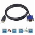 thumbnail image 3 of MesaSe HDMI To VGA Adapter Cable VGA To HDMI Adapter Monitor D-SUB To HDMI 15 Pin To HDMI Adapter Male To VGA Male Connector Cord One-Way Transmission For Computer PC, 3 of 6