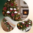 thumbnail image 2 of Fwttom Sequin Christmas Ball Ornaments Set of 16 Shatterproof Hanging Merry Christmas Tree Decorations for Holiday Gifts Xmas Decor, Red, 2 of 7