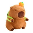 thumbnail image 3 of Muñeco de Peluche de carpincho Strade Fareast Limited decoración del hogar 30 cm naranja marrón oscuro, 3 of 8