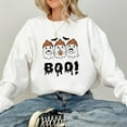 thumbnail image 5 of Boo Halloween Sweatshirt, Cute Fall Hoodie, Spooky Season Sweatshirt, Halloween Lover Gift, | Halloween Unisex Shirt, 5 of 5