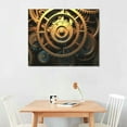 thumbnail image 2 of ONETECH Cool Steampunk Gears Decorative Painting Canvas Poster Wall Art Living Room Posters Aesthetic Bedroom Painting  To Hang Canvas Wall Decor Paint, 2 of 4