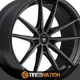 thumbnail image 4 of 1 Konig 19x9.5 5X4.50 +40 37B Oversteer Gloss Black Wheel Rim, 4 of 5