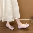 thumbnail image 6 of Samdudou Ballet Flats for Women Closed Toe Slip On Classic Round Front Delicate Small Bowknot Detail Smooth Faux Leather Minimalist Dressy Casual Office Work Everyday Shoes, 6 of 9