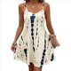 thumbnail image 2 of Vestido de Verano para Mujer, con Tirantes Finos, Informal, Estampado, Bohemio, Floral, para Playa, , Talla S, 2 of 9