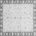 thumbnail image 1 of Ahgly Company Indoor Square Abstract Gray Modern Area Rugs, 5' Square, 1 of 4