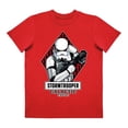 thumbnail image 1 of Playera Para Niño Lucasfilm Star Wars Cuello Redondo Manga Corta Talla 4 Rojo, 1 of 1