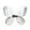White, variant on Organza Nylon Butterfly Wings with Glitters, 12-Inch