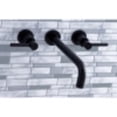 thumbnail image 2 of Kingston Brass KS8028DL Concord 2 Handle Roman Wall Mount Bathtub Faucet Set, 2 of 9