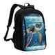 thumbnail image 1 of Easygdp Watercolor Turtle Mochila para Laptop de Viaje con Puerto USB, Mochila para Laptop con Puerto de Carga USB para Mujeres y Hombres, 1 of 7