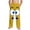 Yellow, variant on Boys Funny Face Graphic Print Sweatpants Casual Pants Joggers with Pockets Elastic Waistband Soft Stretchy Polyester Spandex Lounge Trousers for Kids 4-14 Blue,Size 12 T