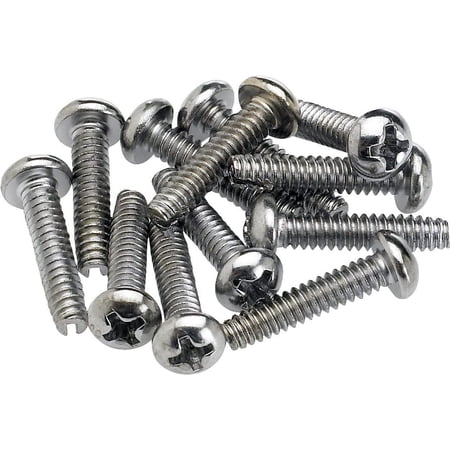 Fender パーツ Pickup and Selector Switch Mounting Screws (12) (Chrome)