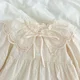 thumbnail image 4 of Spring New Baby Children's Clothes Infant Lace Lapel Bodysuit Cute Girls' Embroidery Princess Dress Korean Sisters Dress, 4 of 6